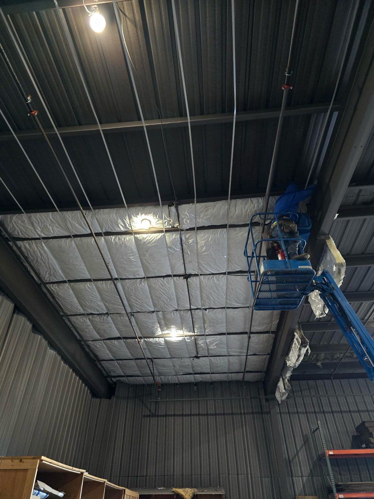 Warehouse Insulation Installation image