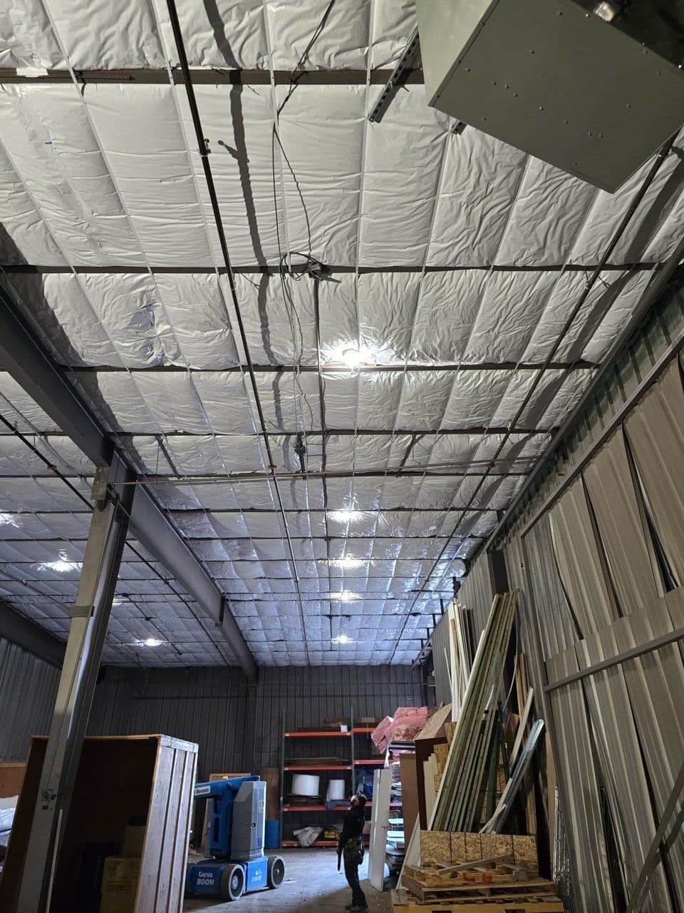 Gallery photos for Warehouse Insulation Installation: Image #1